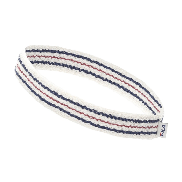 Fila Rune Headband - Gardenia/Chinese Red/Peacot Blue