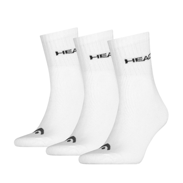 Tennis Socks Head Club x 3 Socks  White/Black 811914WHB