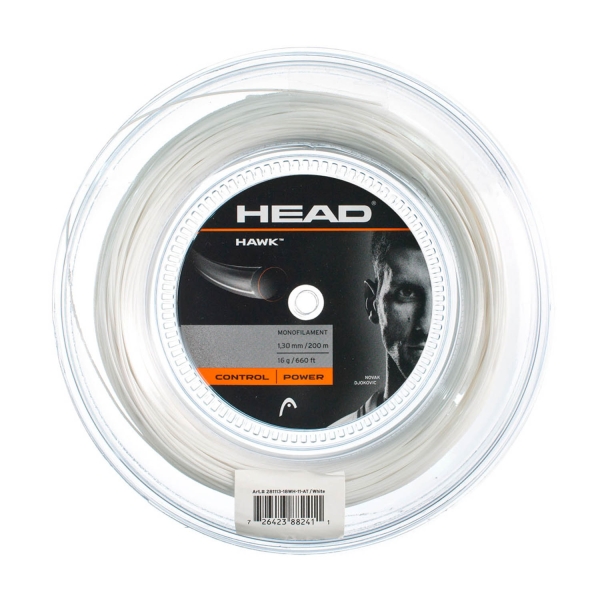 Corda Monofilamento Head Hawk 1.30 Matassa 200 m  White 281113 16WH