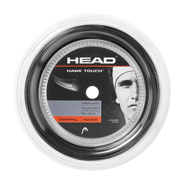 Monofilament String Head Hawk Touch 1.20 200 m Reel  Anthracite 281234 18AN
