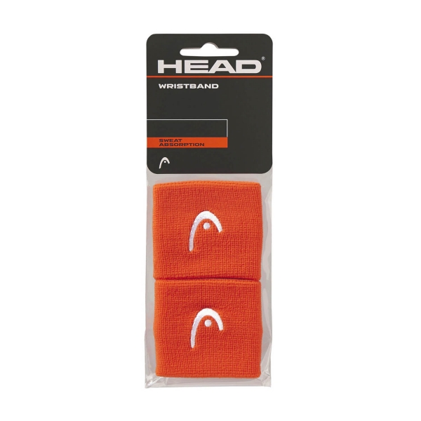 Tennis Wristbands Head Logo 2.5in Small Wristbands  Orange 285050 OR