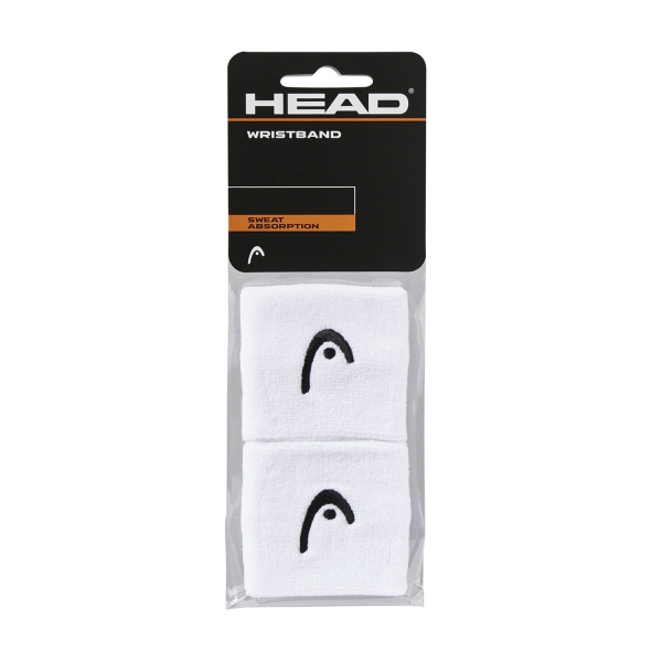 Tennis Wristbands Head Logo 2.5in Wristbands  White 285050 WH