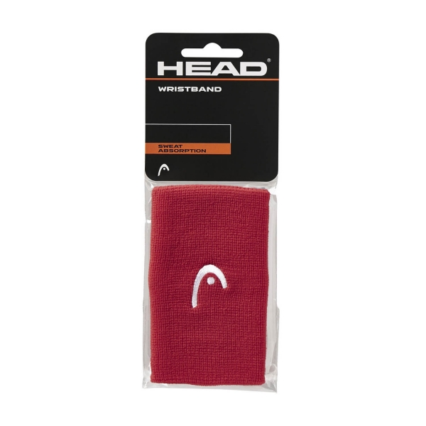 Tennis Wristbands Head Logo 5in Big Wristbands  Red 285070 RD