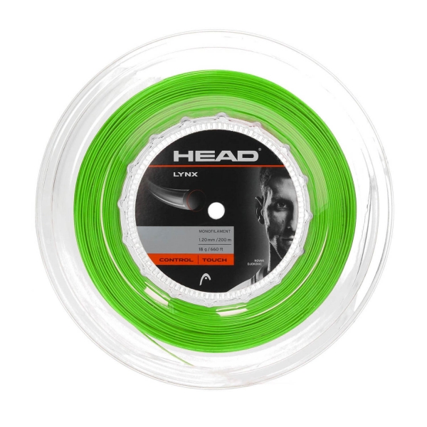 Cordaje Monofilamento Head Lynx 1.20 Bobina 200 m  Green 281794 18GE