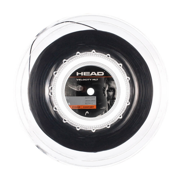 Cordaje Multi-Filamento Head MultiPower Velocity 1.30 Bobina 200 m  Black 281414 16BK