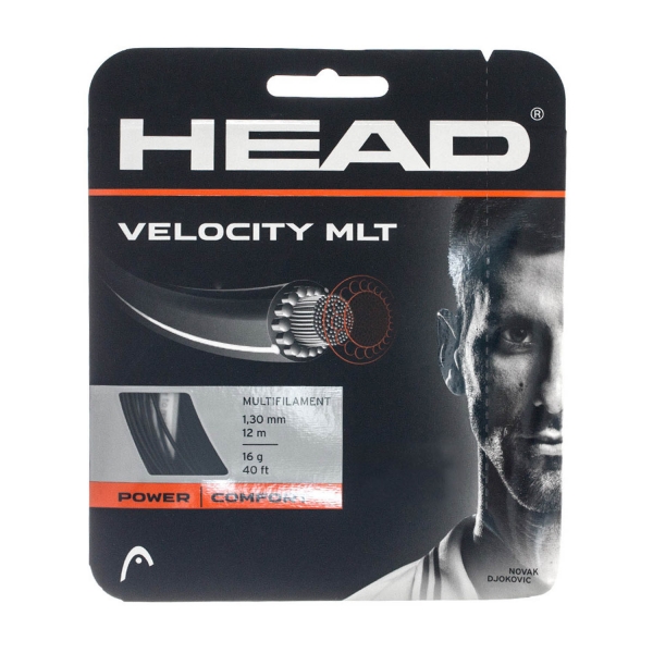 Cordaje Multi-Filamento Head MultiPower Velocity 1.30 Set 12 m  Black 281404 16BK