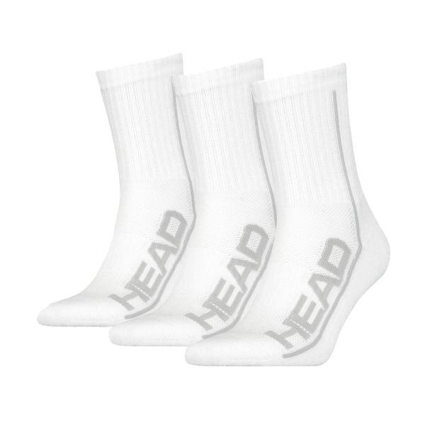 Tennis Socks Head Performance x 3 Socks  White 811904WH