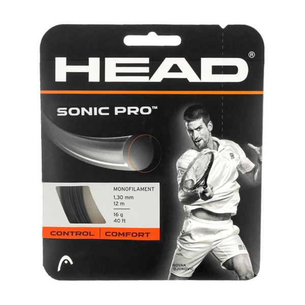 Corda Monofilamento Head Sonic Pro 1.30 Set 12 m  Black 281028 16BK