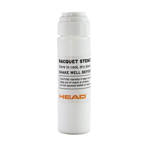 Rackets Accessories Head Stencil Ink Logo  White 288777 WH