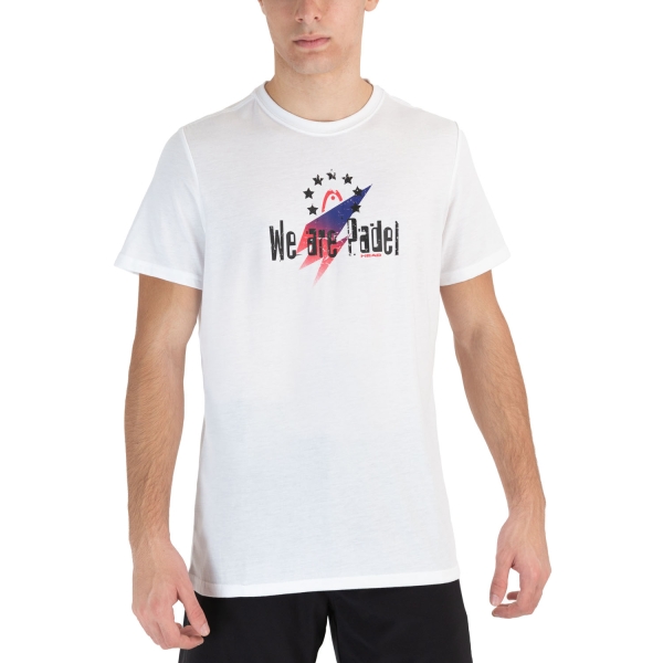 Camisetas de Tenis Hombre Head Wap Star Camiseta  White 811641WH