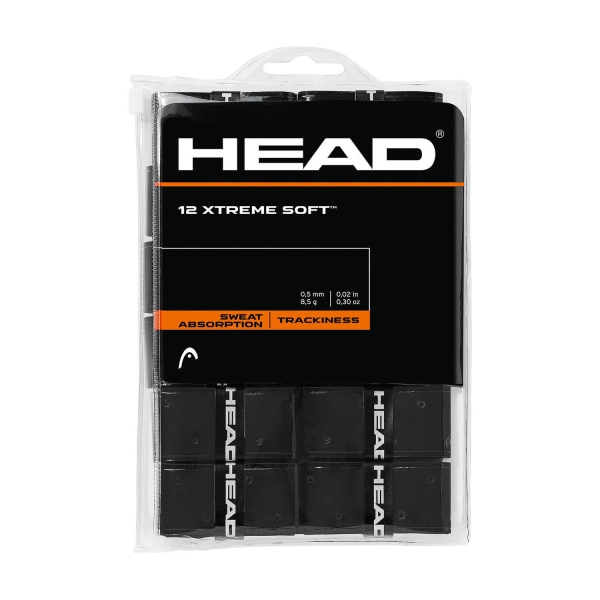 Sobregrip Head Xtreme Soft x 12 Overgrip  Black 285405 BK