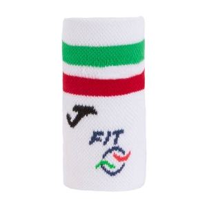 Tennis Wristbands Joma FIT Big Wristband  White/Red/Green FIT400300P13