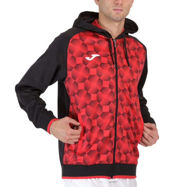 Maglie e Felpe Tennis Uomo Joma Joma Supernova III Felpa  Black/Red  Black/Red 102262.106