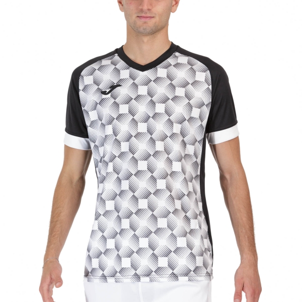 Men's Tennis Shirts Joma Supernova III TShirt  Black/White 102263.102