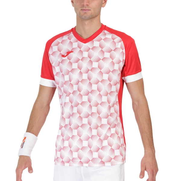 Maglietta Tennis Uomo Joma Joma Supernova III TShirt  Red/White  Red/White 102263.602