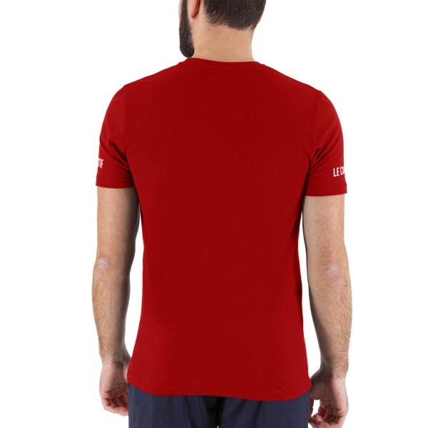 Le Coq Sportif Logo Camiseta - Pur Rouge