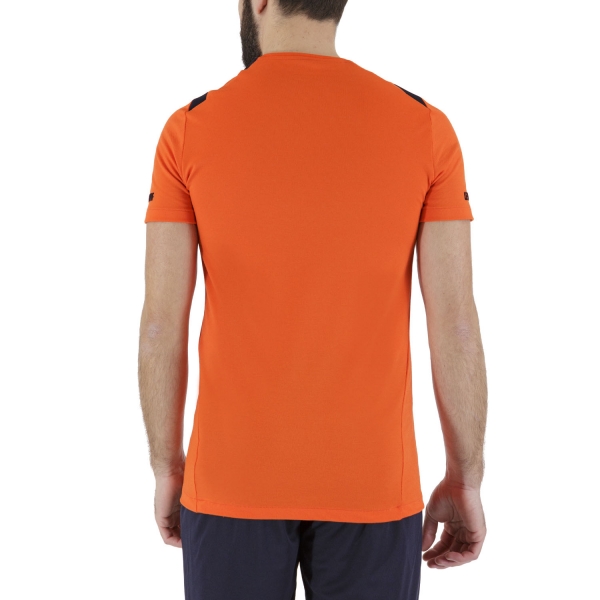 Le Coq Sportif Performance Pro T-Shirt - Orange/Sky Captain