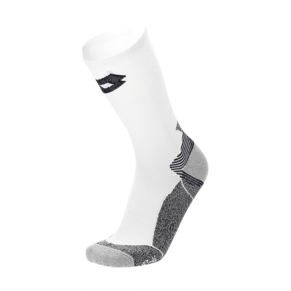 Lotto Logo II Calcetines de Tenis Hombre - Bright White