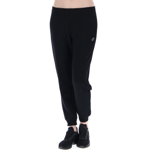 Women's Tennis Pants and Tights Lotto Logo Pants  All Black 2167991CL