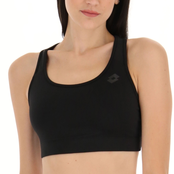 Bra e Intimo Donna Lotto Logo Reggiseno Sportivo  All Black 2167781CL