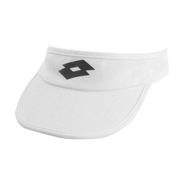 Tennis Hats and Visors Lotto Logo Visor  Bright White/All Black L520711CY