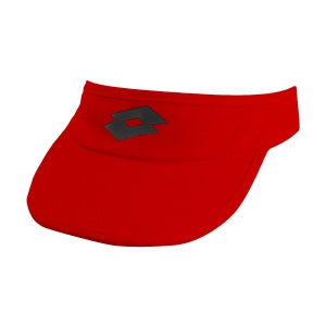 Tennis Hats and Visors Lotto Logo Visor  Flame Red L520710C4