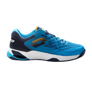Men`s Tennis Shoes Lotto Mirage 100 Speed  Blue Ocean/Saffron/Navy Blue 2107328SP