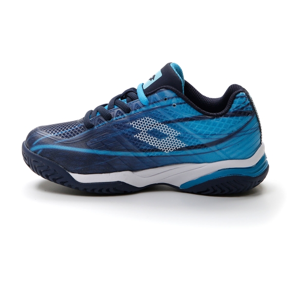 Lotto Mirage 300 All Round Bambino - Navy Blue/All White/Blue Ocean