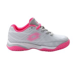 Junior Tennis Shoes Lotto Mirage 300 All Round Girl  Vapor Grey/Vivid Fucsia/Cool Grey 7C 2107468T2