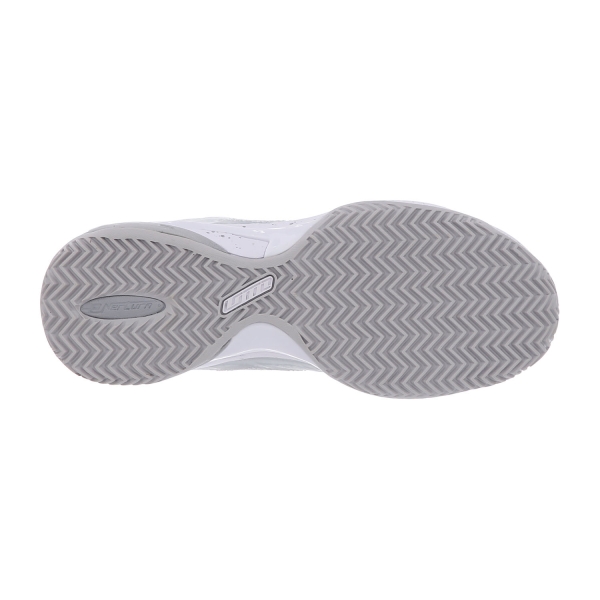 Lotto Mirage 300 Clay - All White/Silver Metal 2