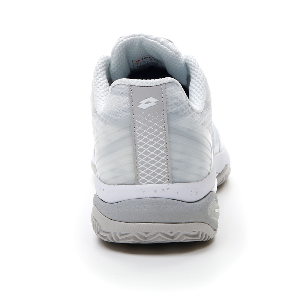 Lotto Mirage 300 Clay - All White/Silver Metal 2