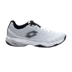 Men`s Tennis Shoes Lotto Mirage 300 Clay  All White/All Black/Vapor Gray 2107335XS