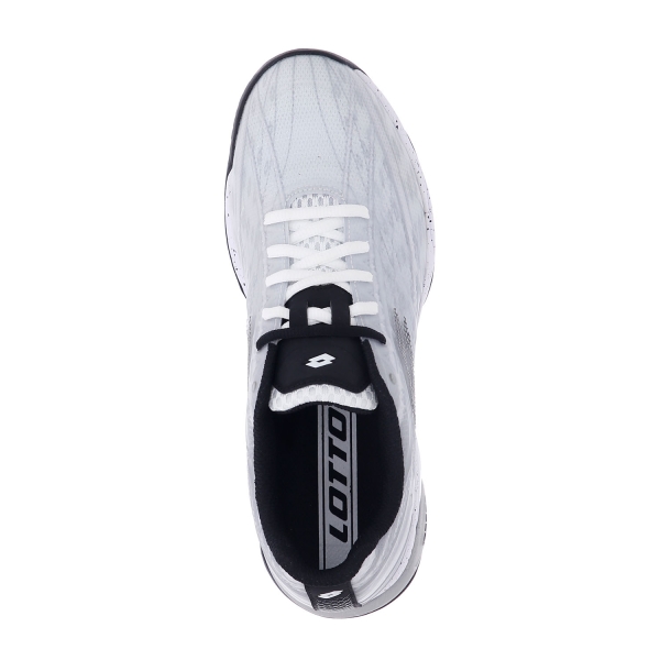Lotto Mirage 300 Clay - All White/All Black/Vapor Gray