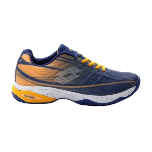 Men`s Tennis Shoes Lotto Mirage 300 Clay  Solidate Blue/All White/Saffron 2107338ST