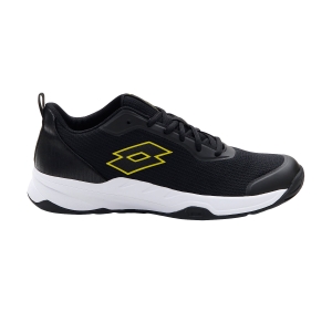 Men`s Tennis Shoes Lotto Mirage 600 All Round  All Black/Sulphur Lime 21591887O