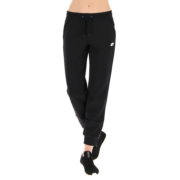 Lotto Squadra II Logo Women's Tennis Pants - All Black