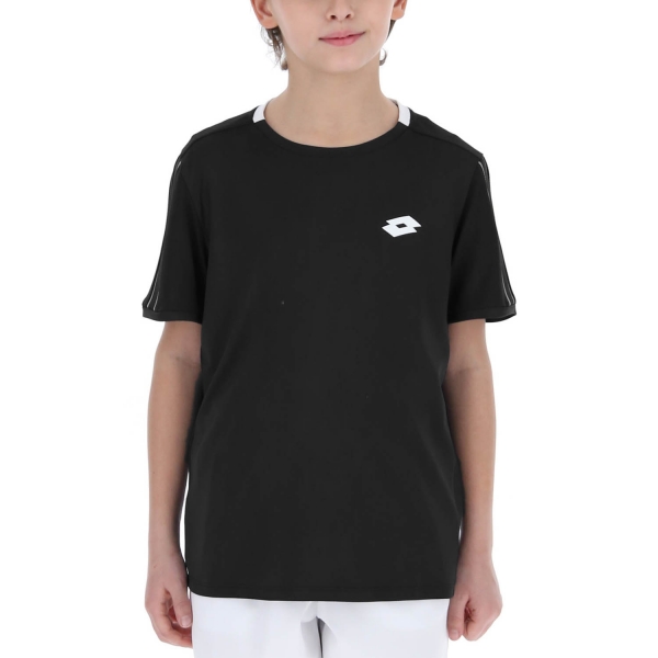 Polo e Maglia Tennis Bambino Lotto Squadra II Maglietta Bambino  All Black 2154621CL