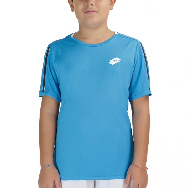 Polo e Maglia Tennis Bambino Lotto Squadra II Maglietta Bambino  Blue Bay 2154627F3