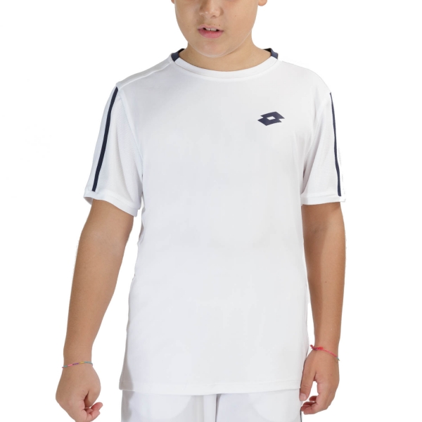Polo e Maglia Tennis Bambino Lotto Lotto Squadra II Camiseta Nino  Bright White  Bright White 2154620F1