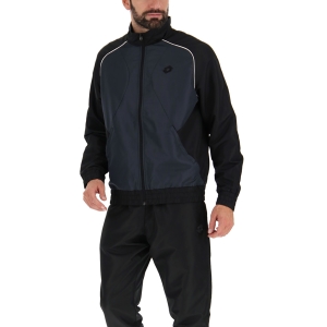 Men's Tennis Suit Lotto Square V Bodysuit  Ebony/All Black 2168554C0