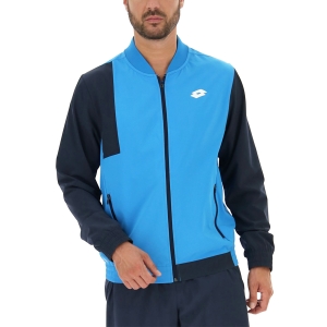 Men's Tennis Jackets Lotto Top Ten III Jacket  Blue Bay/Navy Blue 2154517EZ