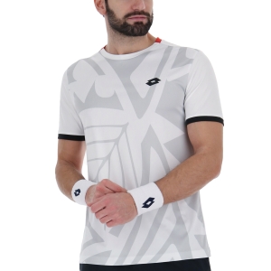 Men's Tennis Shirts Lotto Top Ten III Graphic TShirt  Bright White/Glacier Gray 21544953Q