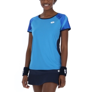 Camisetas y Polos de Tenis Mujer Lotto Top Ten III Camiseta  Scuba Blue 2 2154250WY