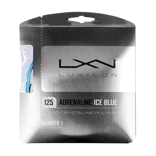 Luxilon Adrenaline 1.25 12 m set Ice Blue Tennis String