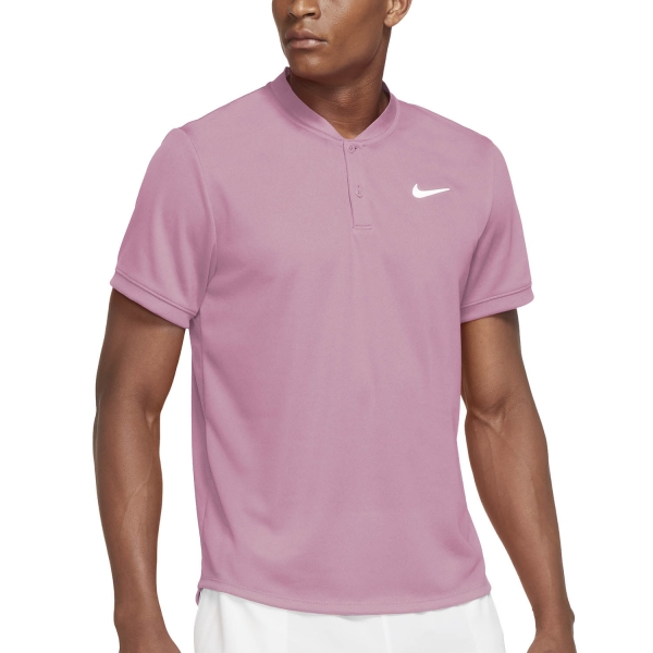 Nike Blade Men s Tennis Polo Elemental Pink White