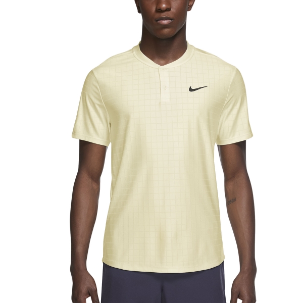 Nike Breathe Advantage Men s Tennis Polo Coconut Milk Black