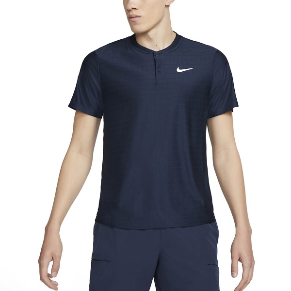 Nike Breathe Advantage Men s Tennis Polo Obsidian White