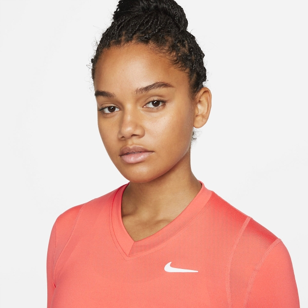 Nike Court Dri FIT UV Victory Women s Tennis Shirt Magic Ember
