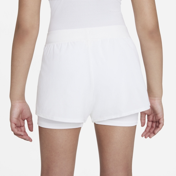 Nike Court Dri-FIT Victory 3in Shorts Niña - White/Black