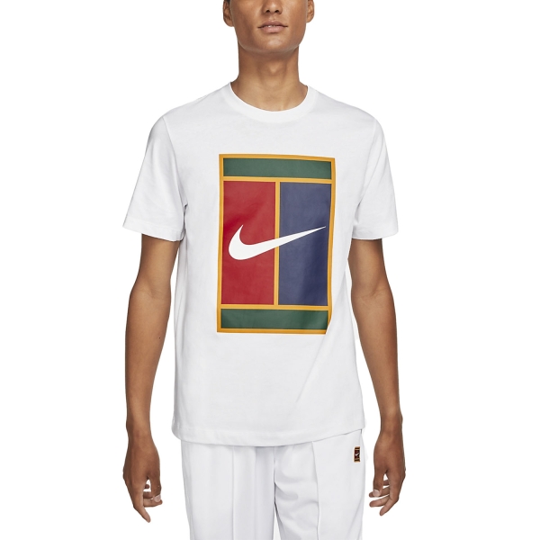 Nike Court Heritage Men's Tennis T-Shirt White